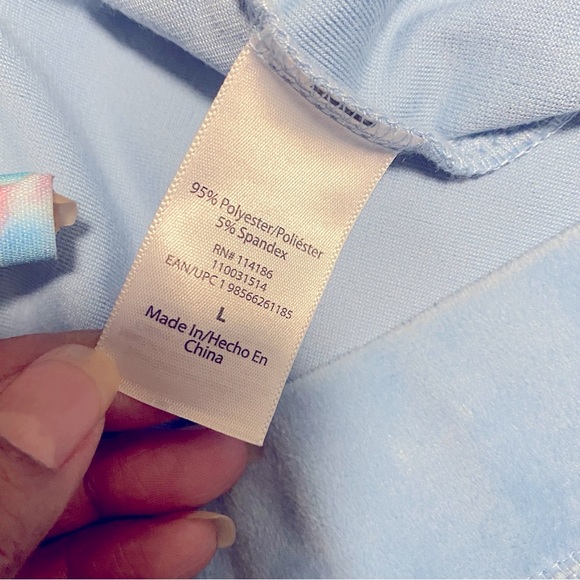 NWT OG Juicy Couture Diamanté Velour Tracksuit Set in Heritage Blue -Size L - Picture 6 of 12